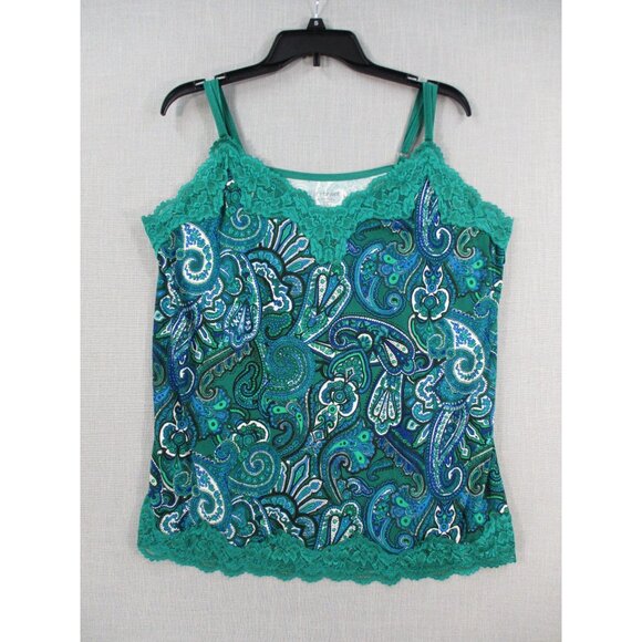 Lane Bryant Plus Size 22/24Paisley Lace Camisole Top - Picture 1 of 8
